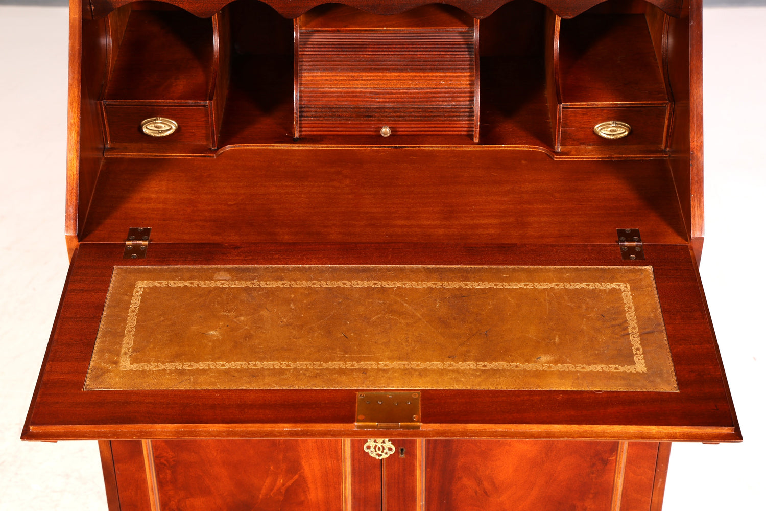 G401 Finish cm Wunderschöner Englischer Sekretär Büro Aufsatzsekretär Antik 60S Vitrinen Schrank UK (Kopie)