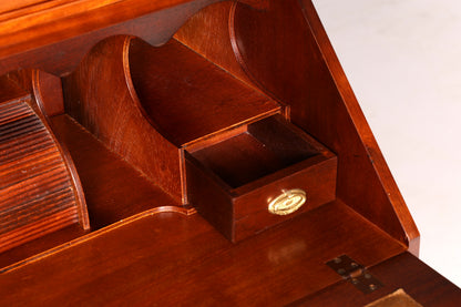 G401 Finish cm Wunderschöner Englischer Sekretär Büro Aufsatzsekretär Antik 60S Vitrinen Schrank UK (Kopie)