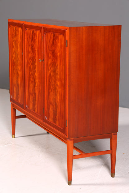 Wunderschöner Mid Century Schrank Highboard Vintage Wäscheschrank Aktenschrank Kommode 60er Massiv Holz Retro Skandinavisch