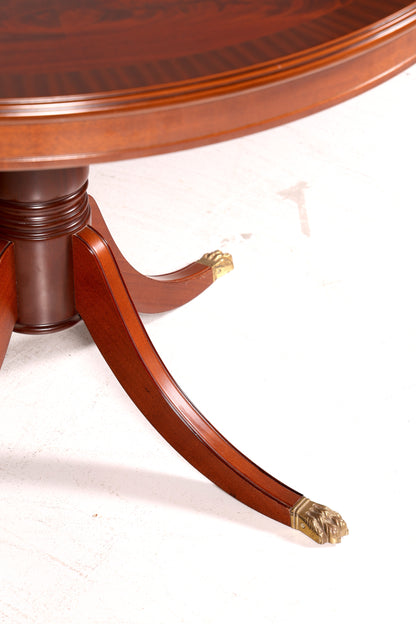 Wunderschöner Runder Englischer Esstisch ausziehbar Mahagoni Antik Stil Küchentisch Esszimmertisch Vintage Holz