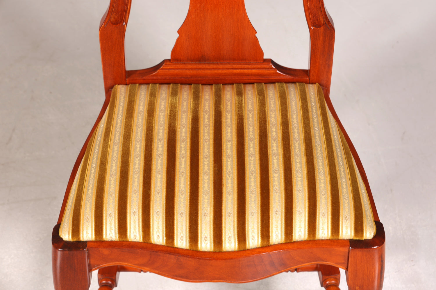 4x Wunderschöne Chippendale Stühle Barock Stil Stuhlset Polsterstuhl Set Englisch Küchenstühle Esszimmer Stühle