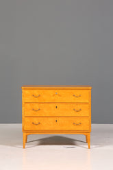 Wunderschöne Mid Century Kommode Vintage Birke Flur Kommode 60s Schubladenkommode