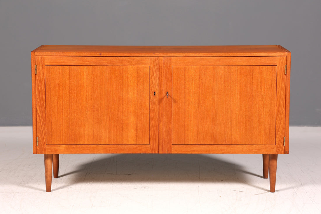 Prachtig mid-century dressoir teak hout vintage kast retro jaren 60 sideboard Deens design tv-kast