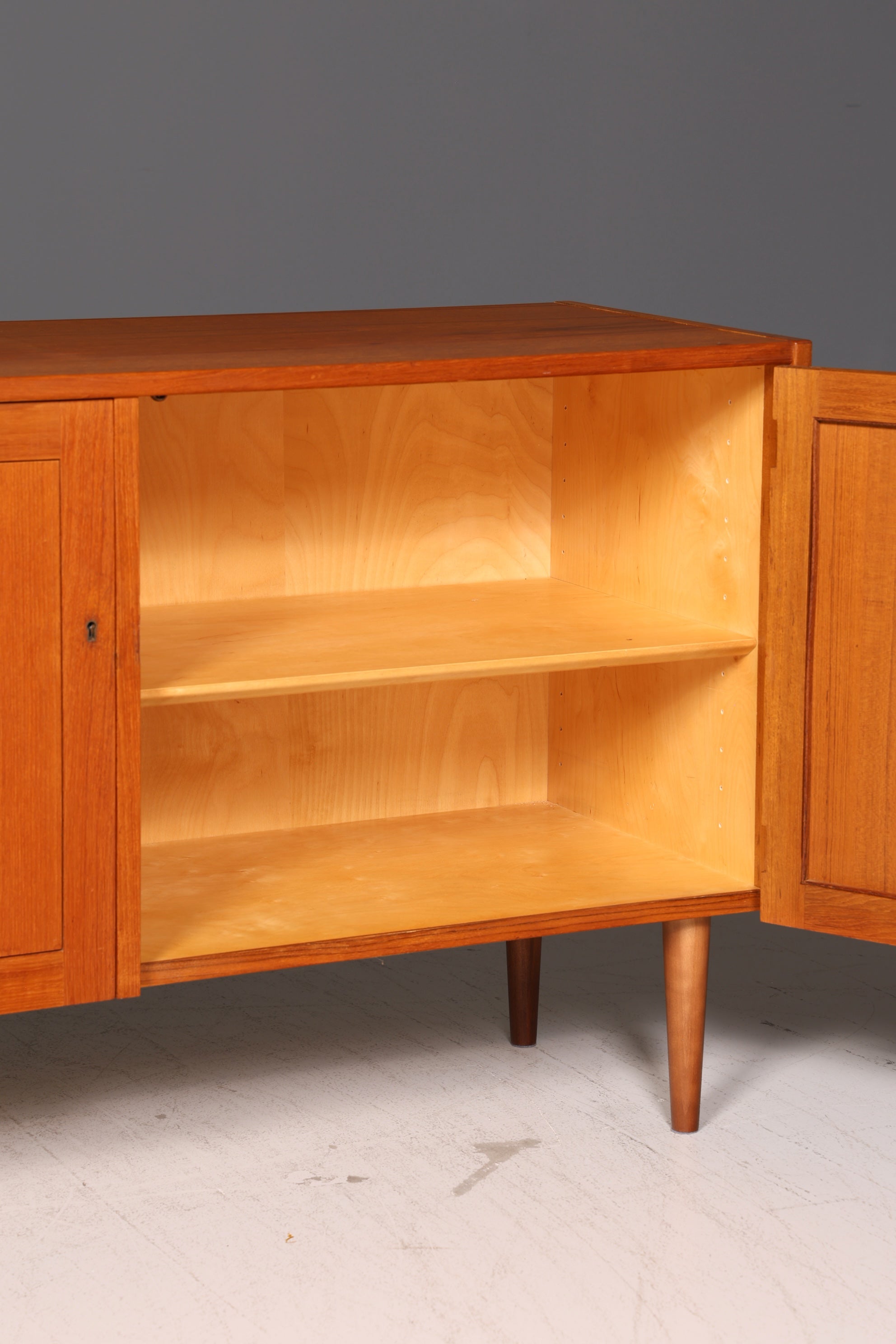 Wunderschönes Mid Century Sideboard Teak Holz Vintage Schrank Retro 60er Anrichte Danish Design TV Schrank