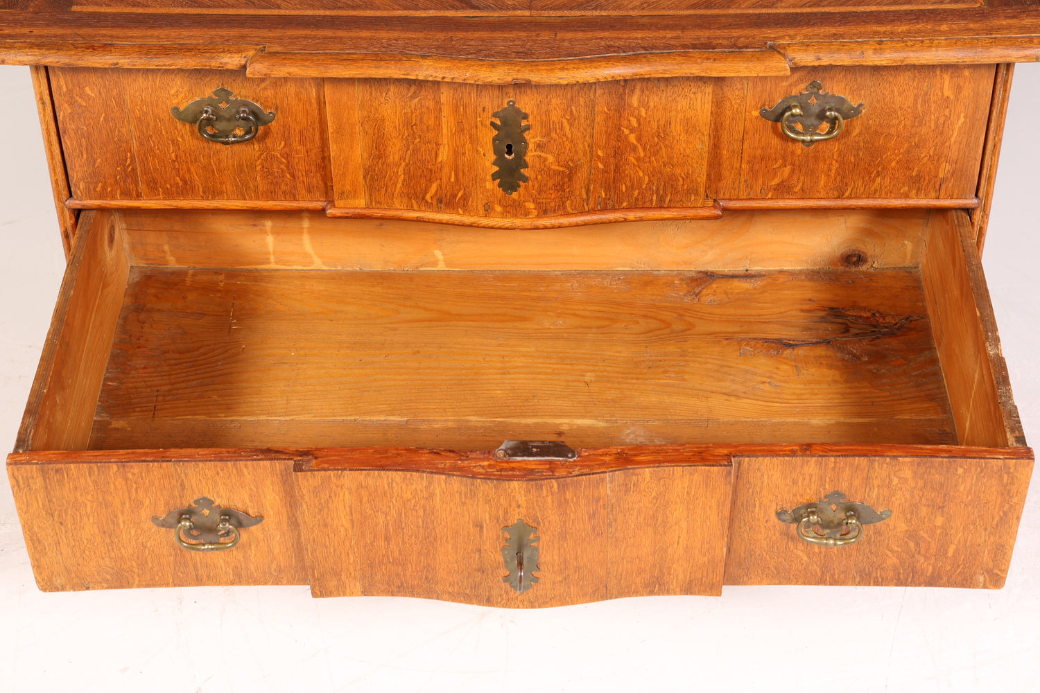 Edle Original Barock Kommode um 1800 Sideboard Antik massiv Holz Eiche Schubladenkommode