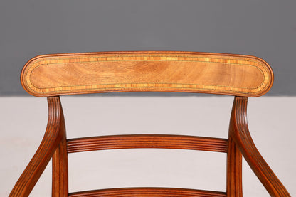 Biedermeier Rosshaar mit dazu schreibenG386 Finish Wunderschöner Englischer Stuhl UK Küchenstuhl Antik Stil Sekretär Stuhl Polsterstuhl (Kopie 2)