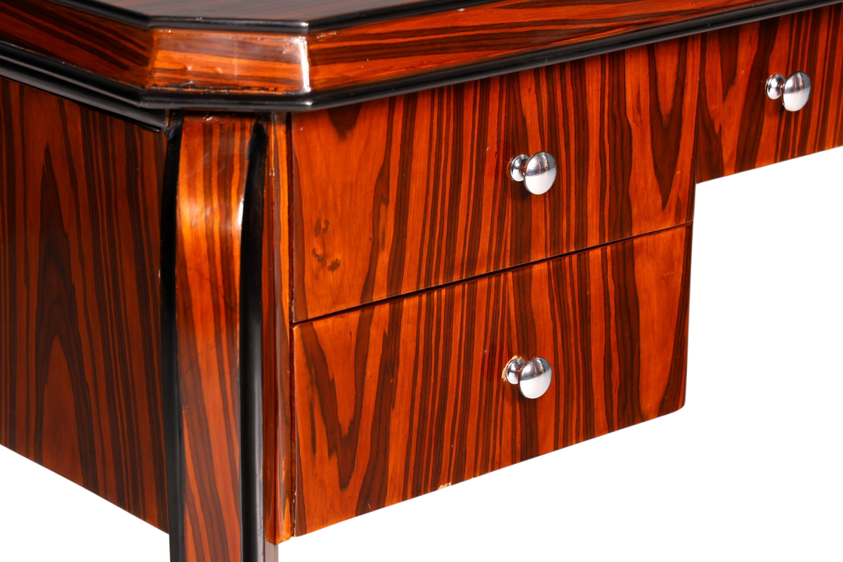 Wunderschöner Art Deco Stil Schreibtisch Bürotisch Antik Stil Office Desk