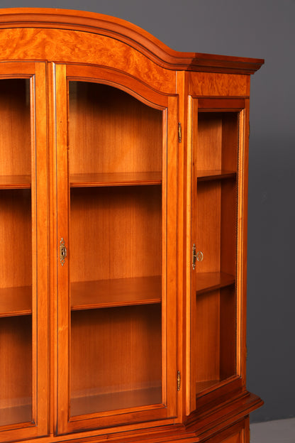 Traumhafte Original Selva Vitrine Antik Stil massiv Holz Buffet Schrank Bibliothek