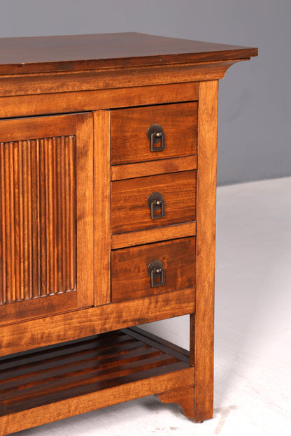 Wunderschönes Kolonial Stil Sideboard Englisch Echt Holz TV Schrank Anrichte Buffet Kommode Vintage