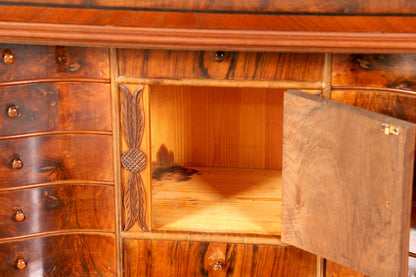 Wunderschöner Gründerzeit Sekretär Jugendstil Vertiko Antik Kommode um 1900