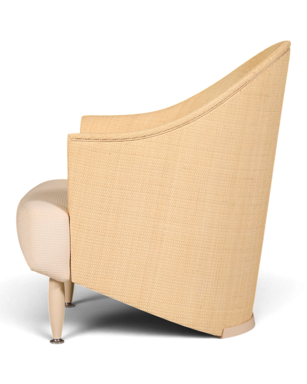 Wunderschöner Bonacina Sessel Design Italienisch Armlehnsessel Musa designed by Steven Schilte Lounge Sessel