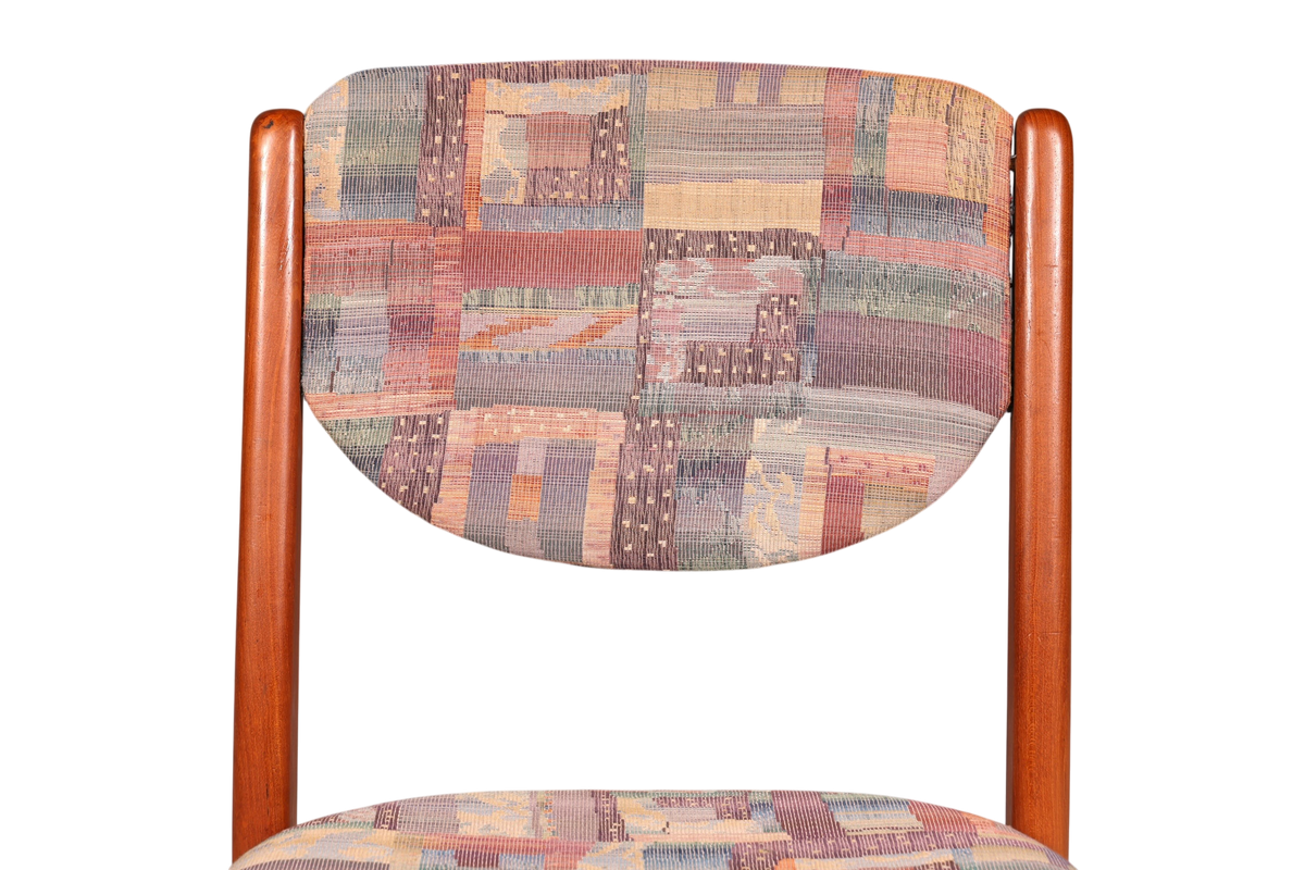 Schlichter Mid Century Stuhl Retro Esszimmer Stuhl Danish Design Küchenstuhl Teak Holz Sekretär Stuhl 1 von 2