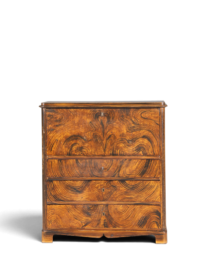 Stilvoller Biedermeier Sekretär Vertiko Antik Kommode Louis Philippe Schreibkommode