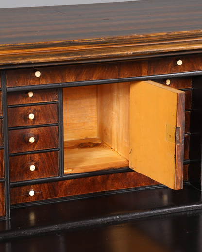Stilvoller Biedermeier Sekretär Vertiko Antik Kommode Louis Philippe Schreibkommode
