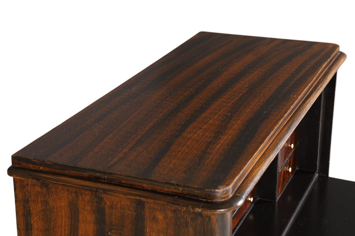 Stilvoller Biedermeier Sekretär Vertiko Antik Kommode Louis Philippe Schreibkommode