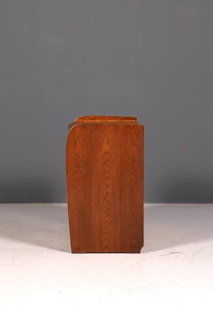 Wunderschöne Mid Century Vitrine Retro Barschrank Vintage Bar Schrank Sideboard Echt Holz 60er