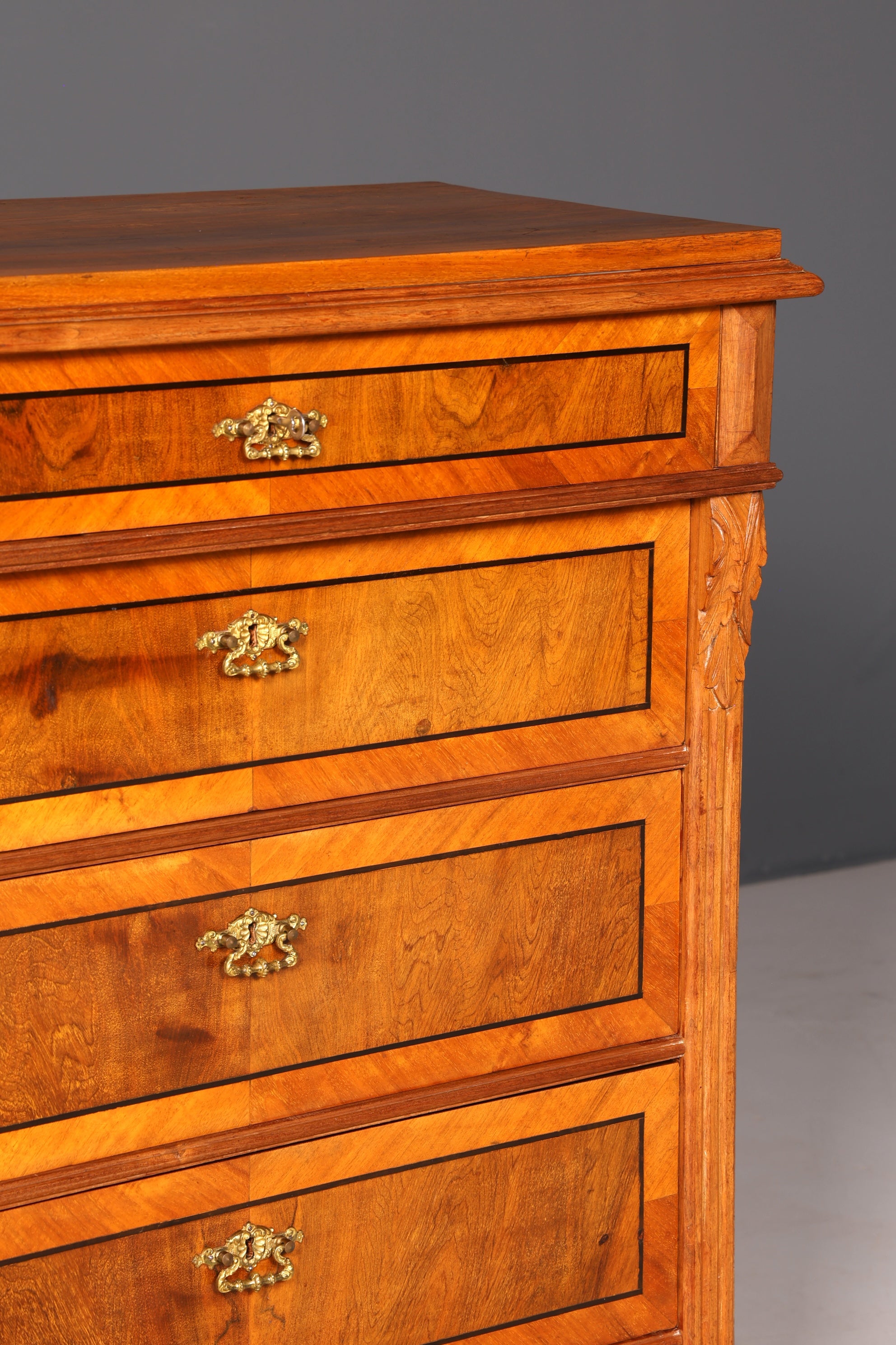 G468 Finish cm Wunderschöne Gründerzeit Kommode Jugendstil Vertiko Schubladenkommode Antik Wäschekommode (Kopie) (Kopie) (Kopie)