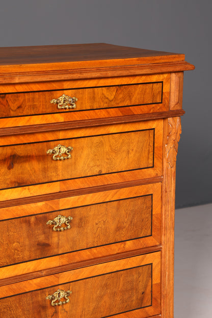 G468 Finish cm Wunderschöne Gründerzeit Kommode Jugendstil Vertiko Schubladenkommode Antik Wäschekommode (Kopie) (Kopie) (Kopie)