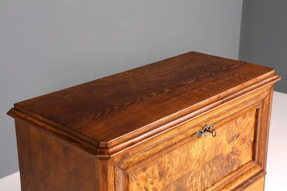 F830 Finish Wunderschöner Gründerzeit Sekretär Kommode Jugendstil Schubladenkommode Antik Vertiko