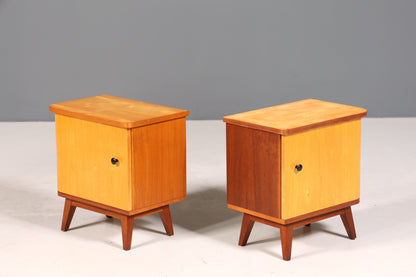 Wunderschöner Mid Century Nachttisch Kommode Vintage 60s Schrank Nachtschrank 1 von 2