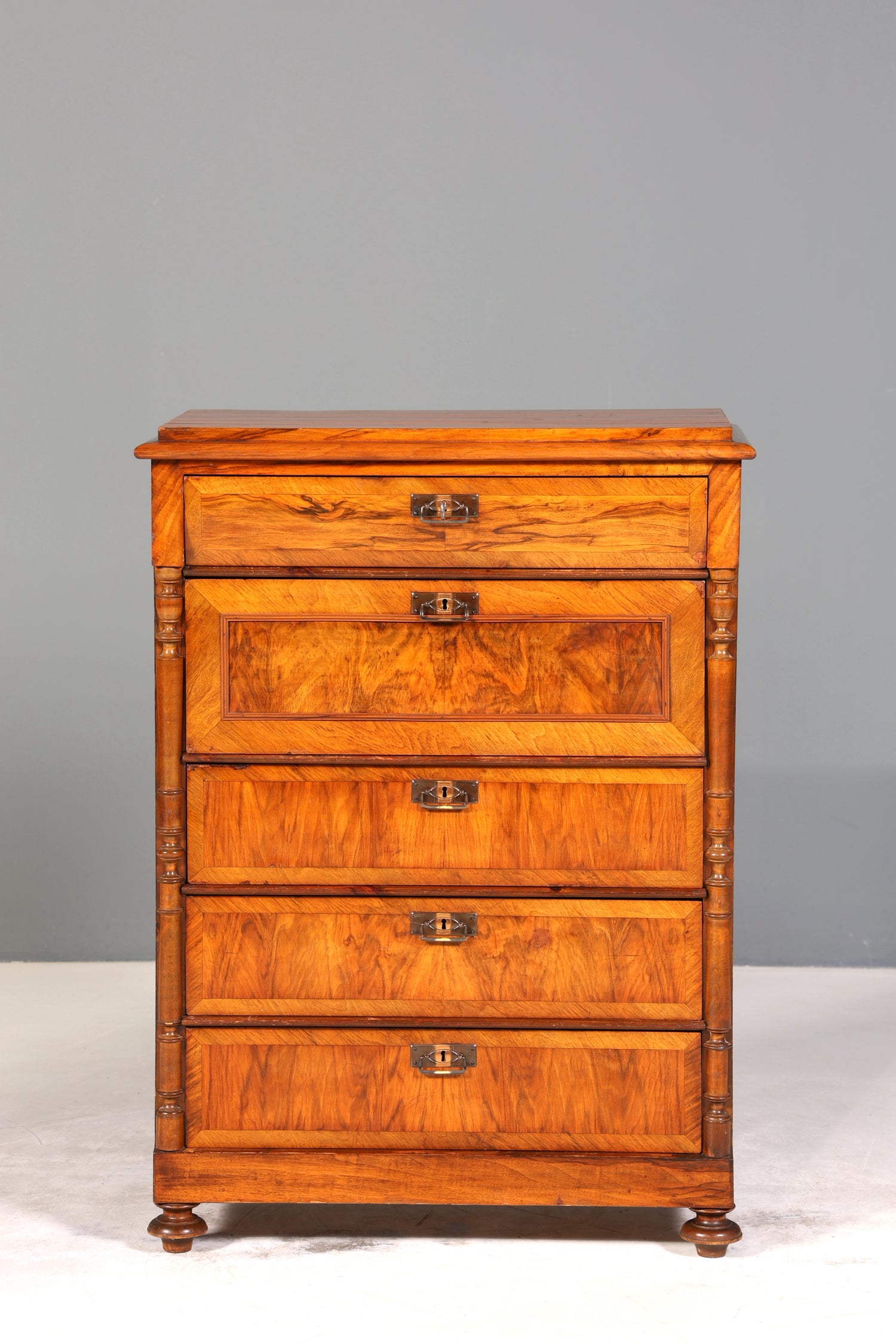 Traumhaftes Gründerzeit Vertiko Jugendstil Schrank Antik Highboard Kommode Schubladenkommode