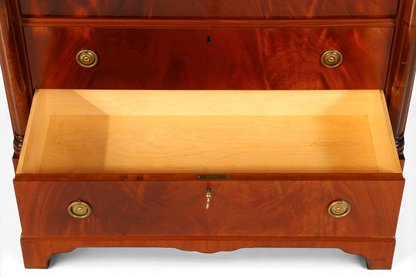 Wunderschöner Original Biedermeier Sekretär um 1860 Englisch Kommode Antik Bürokommode