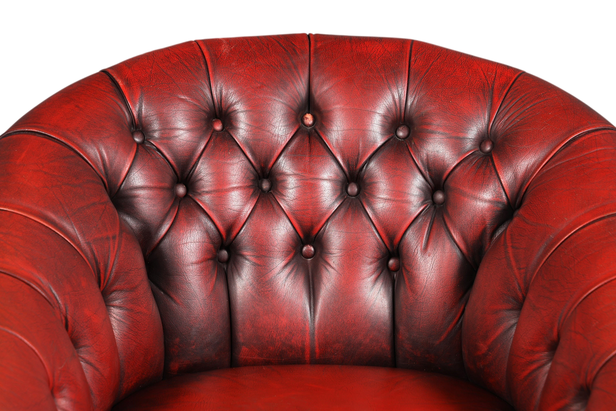 F845 Finish Stilvoller Original Chesterfield Sessel Englischer Armlehnsessel Englisch Herrensessel