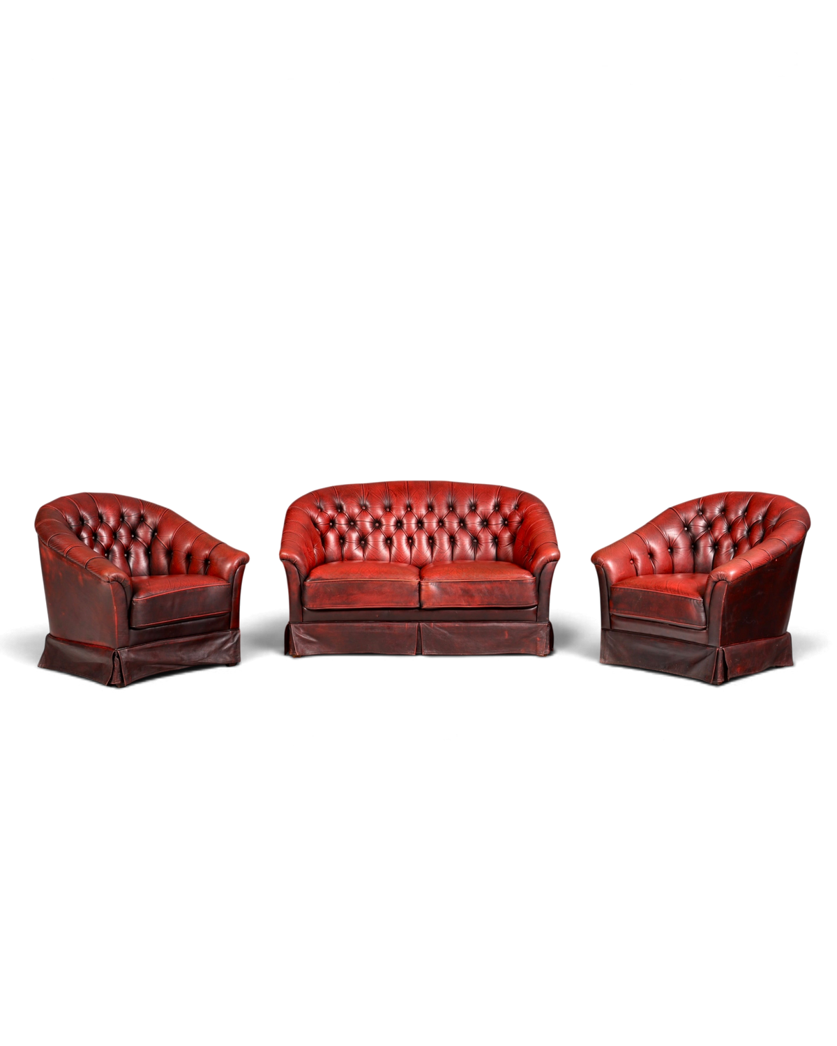 F844 Finish Stilvoller Original Chesterfield Sessel Englischer Armlehnsessel Englisch Herrensessel
