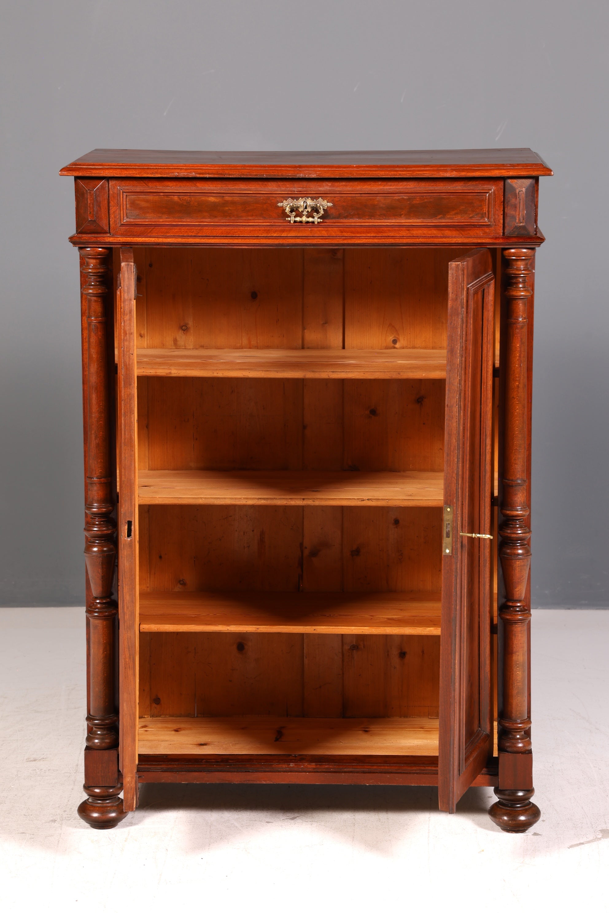 Traumhaftes Gründerzeit Vertiko Jugendstil Schrank Antik Highboard Kommode
