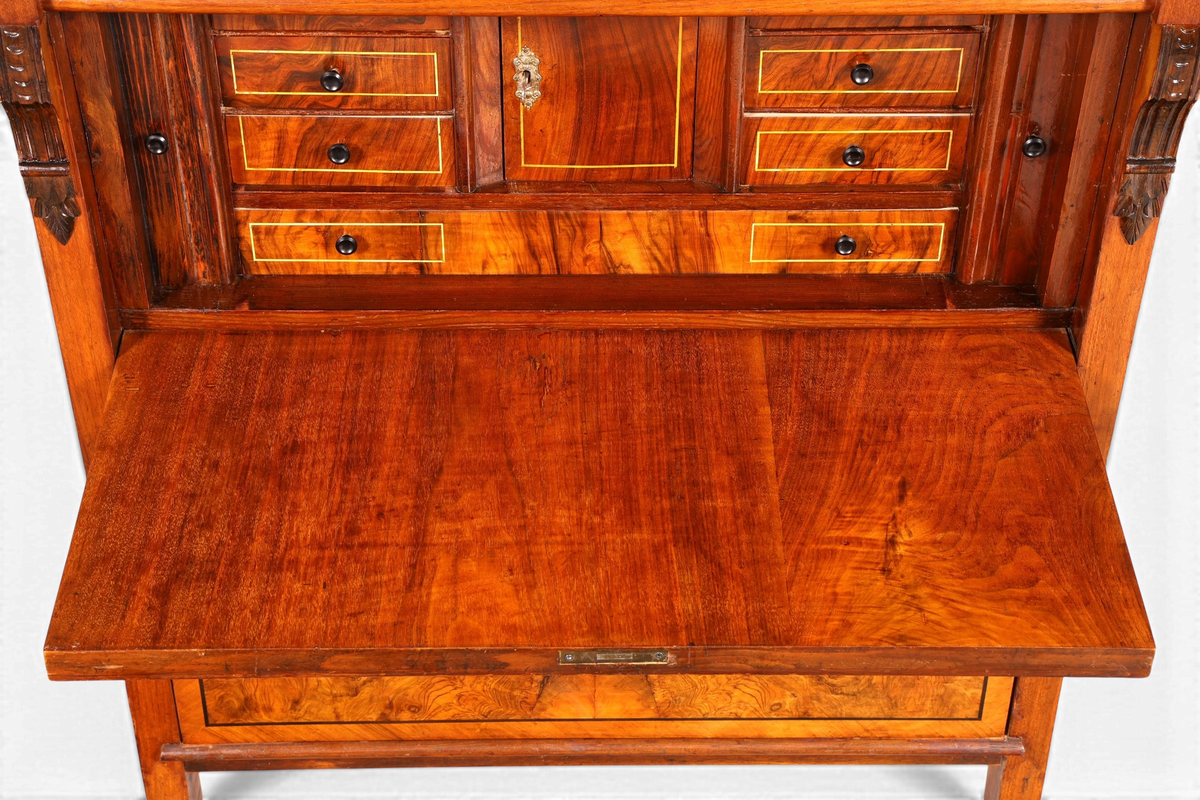 G517 Finish cm Wunderschöner Gründerzeit Sekretär Kommode Jugendstil Schubladenkommode Antik Vertiko (Kopie)