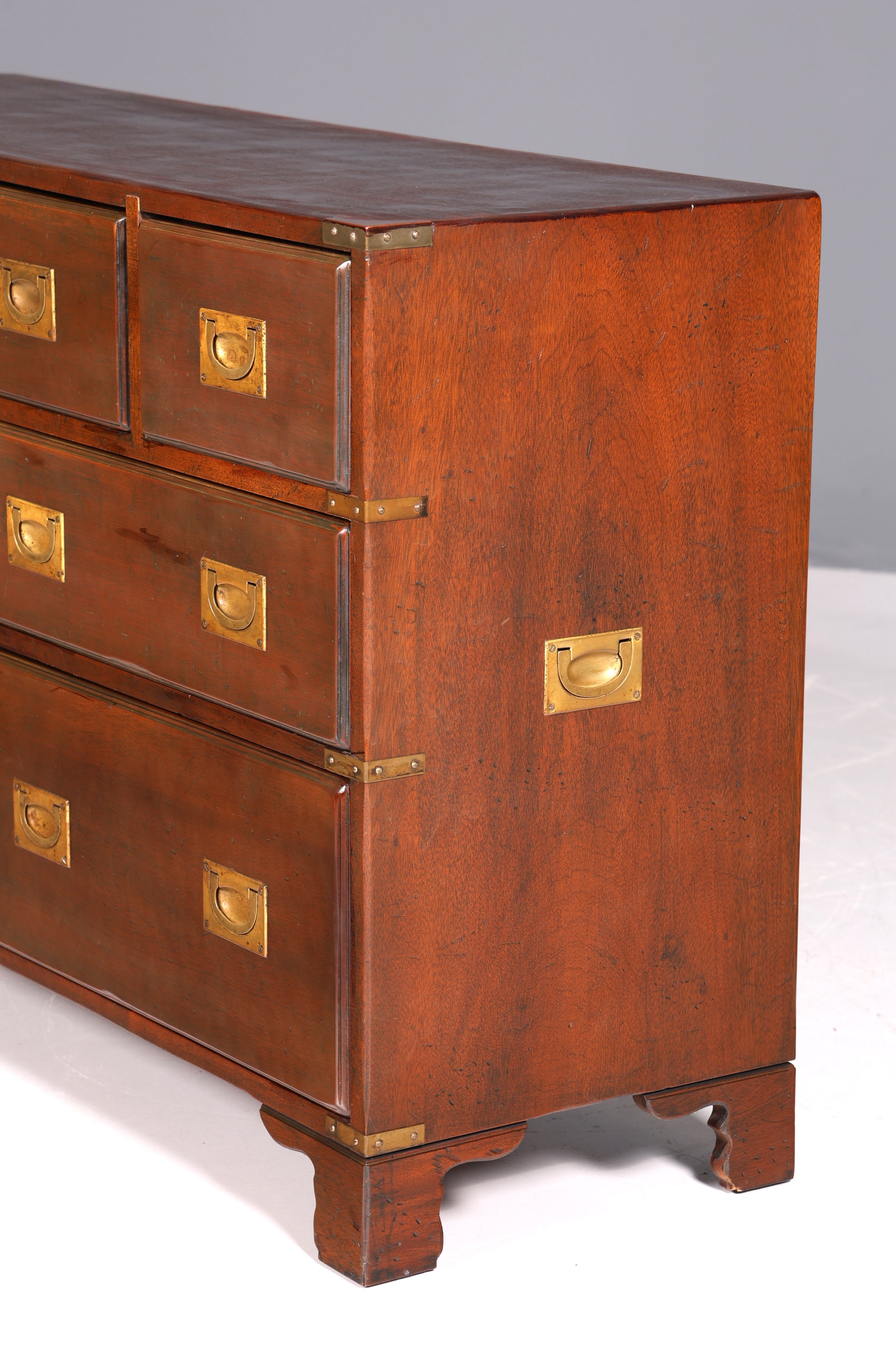 Fantastic Maritime Sideboard English Ship Chest of Drawers English Antique Cabinet Military Chest