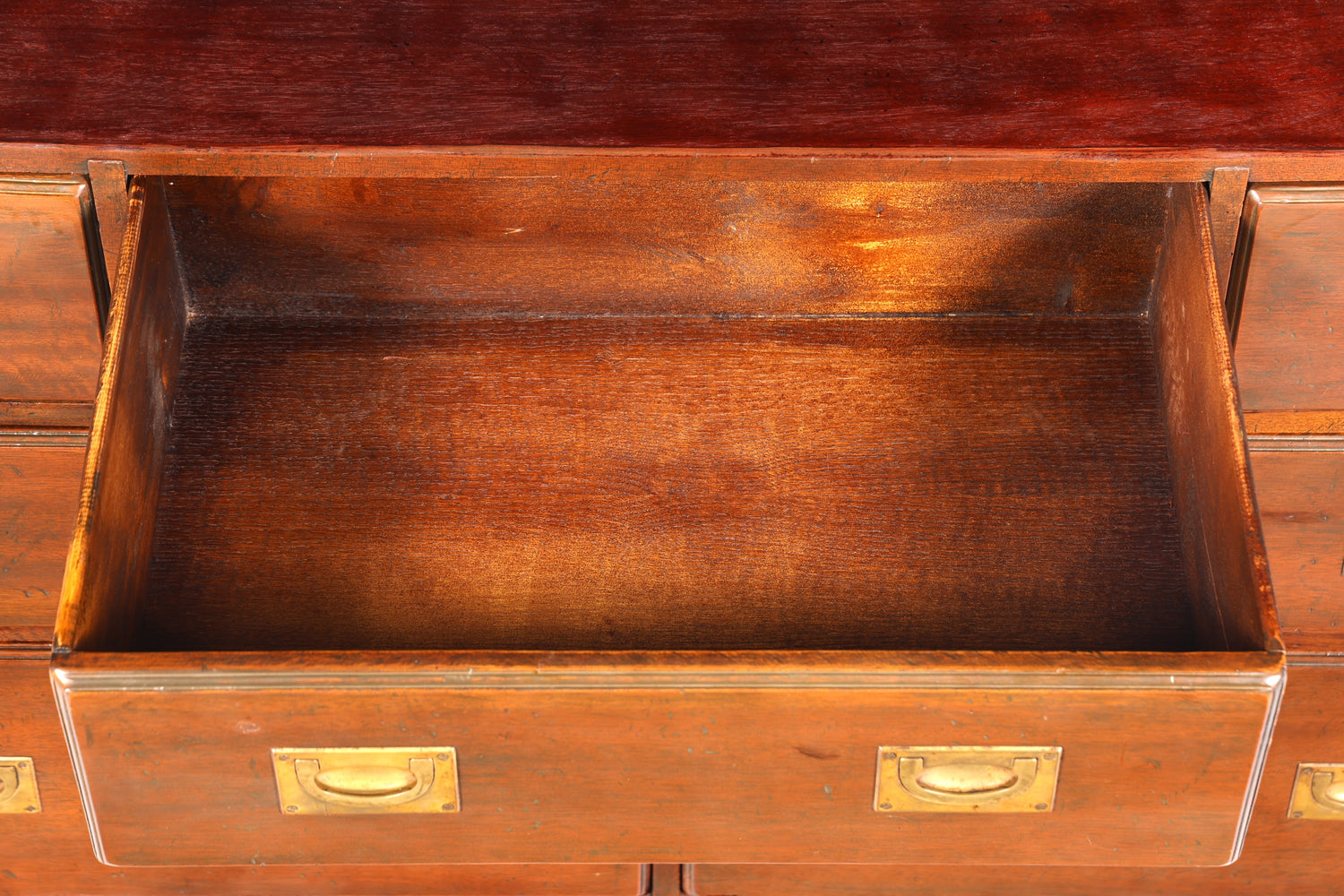 Fantastic Maritime Sideboard English Ship Chest of Drawers English Antique Cabinet Military Chest