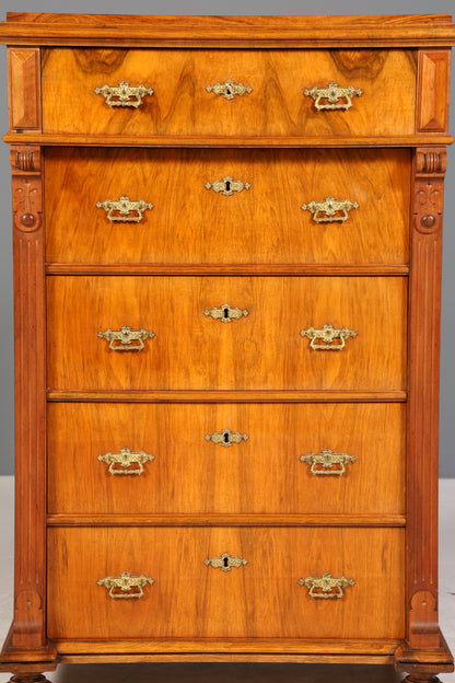 Stilvolle Gründerzeit Kommode Jugendstil Vertiko Schubladenkommode Antik Wäschekommode