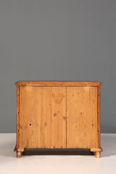 Wunderschöne Gründerzeit Kommode Louis Philippe Vertiko Nussbaum Sideboard um 1880