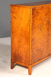 E897 Finish Stilvoller Original Art Deco Schrank Vertiko Kleiderschrank um 1940