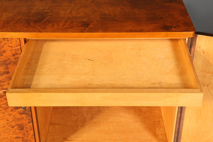 E897 Finish Stilvoller Original Art Deco Schrank Vertiko Kleiderschrank um 1940