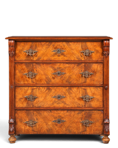 F904 Finish cm Wunderschöne Gründerzeit Kommode Jugendstil Antik Sideboard Schubladenkommode Wäschekommode