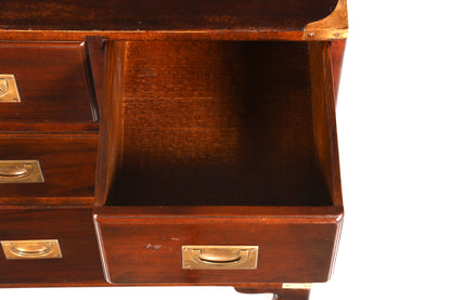 Traumhaftes Maritim Sideboard Englische Schiffs Kommode Englisch Antik Schrank Military Chest