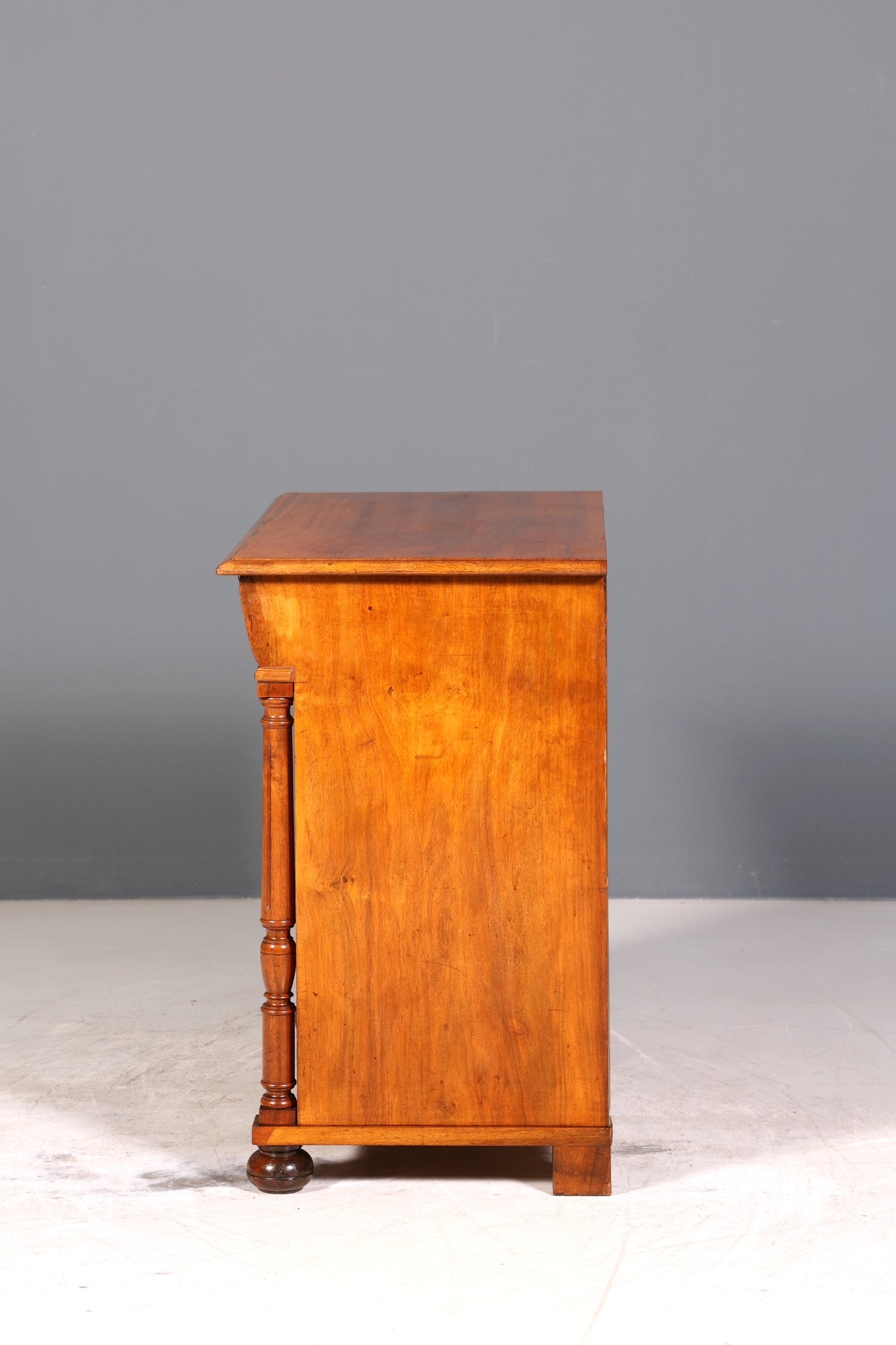 E910 Finish Wunderschöne Gründerzeit Kommode Louis Philippe Nussbaum Schubladen Kommode Sideboard um 1880