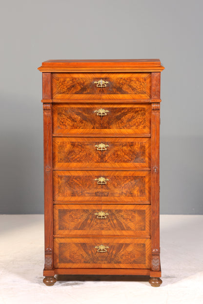 E911 Finish cm Wunderschönes Gründerzeit Vertiko Louis Philippe Kommode um 1880 Schubladenkommode