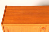 Schlichtes Mid Century Sideboard Vintage TV Kommode 60s Schrank Retro Teak Holz Longboard