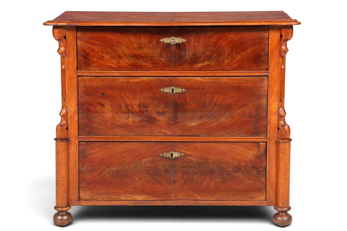 Wunderschöne Louis Philippe Kommode Gründerzeit Sideboard um 1880 Schubladenkommode Antik Wäschekommode