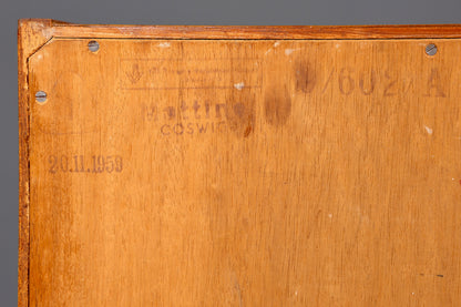 F948 Finish cm Wunderschöner Mid Century Schrank 60er Jahre Wäscheschrank Aktenschrank Kommode