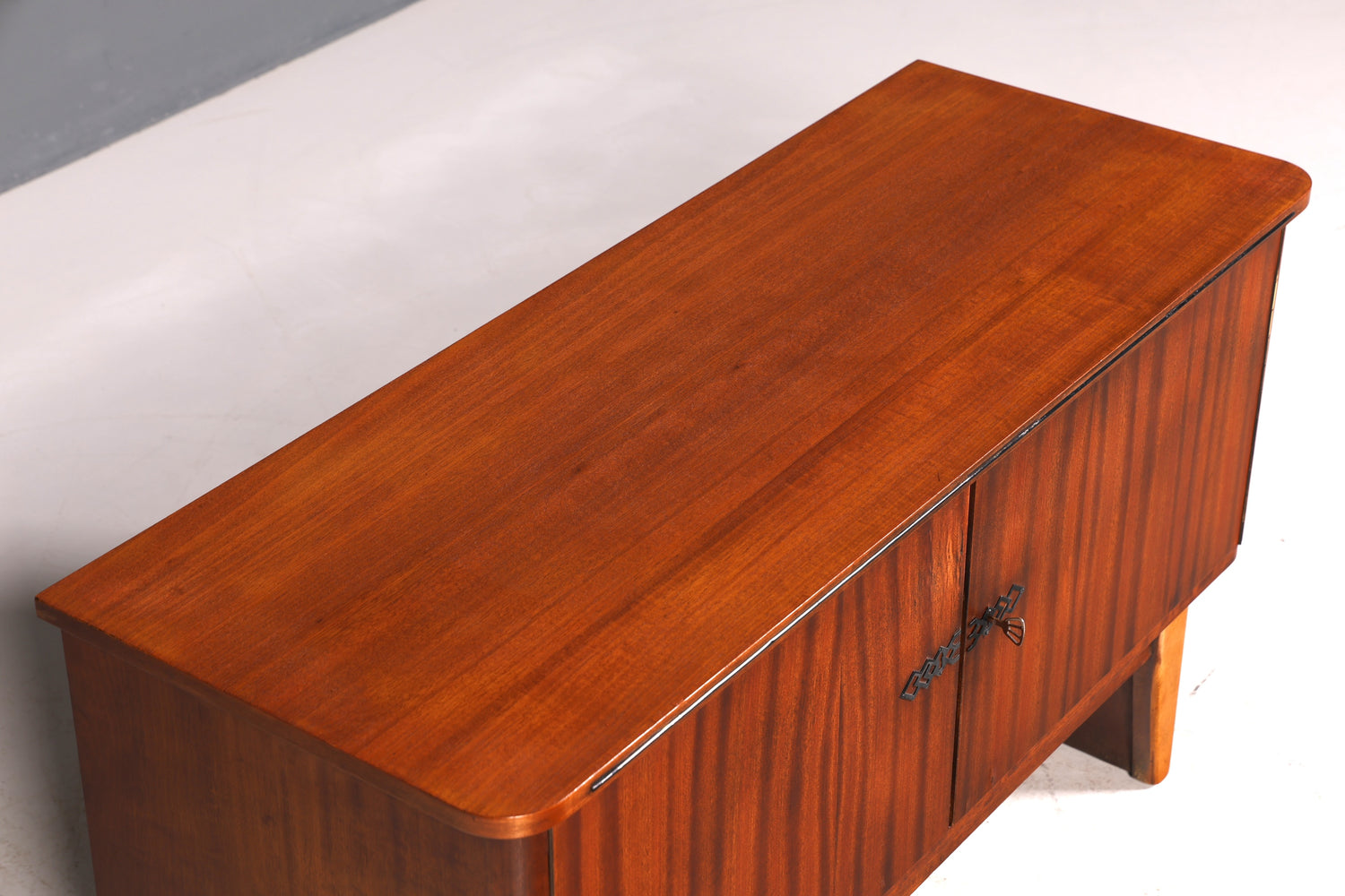 F950 Finish cm Wunderschöne Mid Century Kommode Vintage Schrank Retro Flur Kommode 60s Regal Sideboard