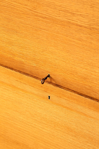 Stilvoller Mid Century Rollladenschrank Bauhaus Apothekerschrank Art Deco Büro Aktenschrank