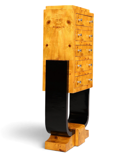 Traumhaftes Art Deco Design Highboard Biedermeier Stil Kommode