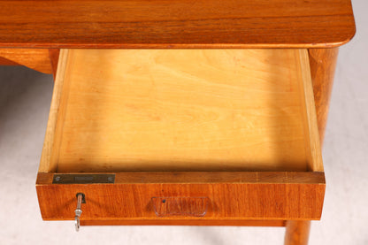 Wunderschöner Mid Century Schreibtisch Danish Design Bürotisch Office Table 60er Jahre Vintage Schreibmöbel