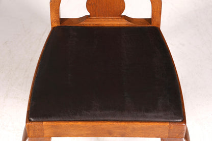 6x Wunderschöne Jugendstil Stühle um 1910 Antik Stuhl Set Chippendale Küchenstühle Esszimmer Stühle