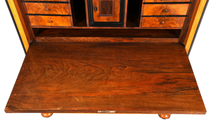 G614 Finish Cm Stilvoller Biedermeier Sekretär Louis Philippe Vertiko Antik Kommode Schreibkommode Office Desk (Kopie)