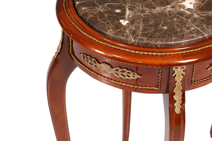 Wunderschöner Barock Stil Beistelltisch Blumentisch Antik Stil Marmor Säule